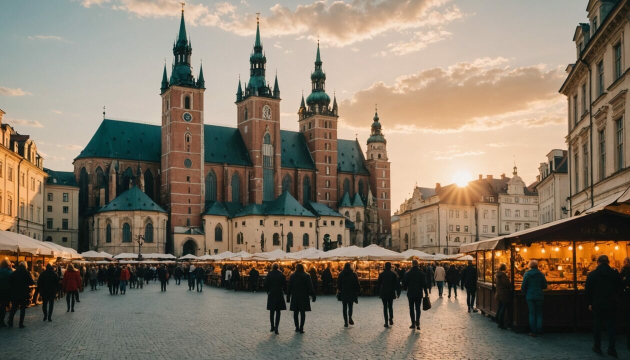 Aventure à travers l'Europe en visitant des villes anciennes