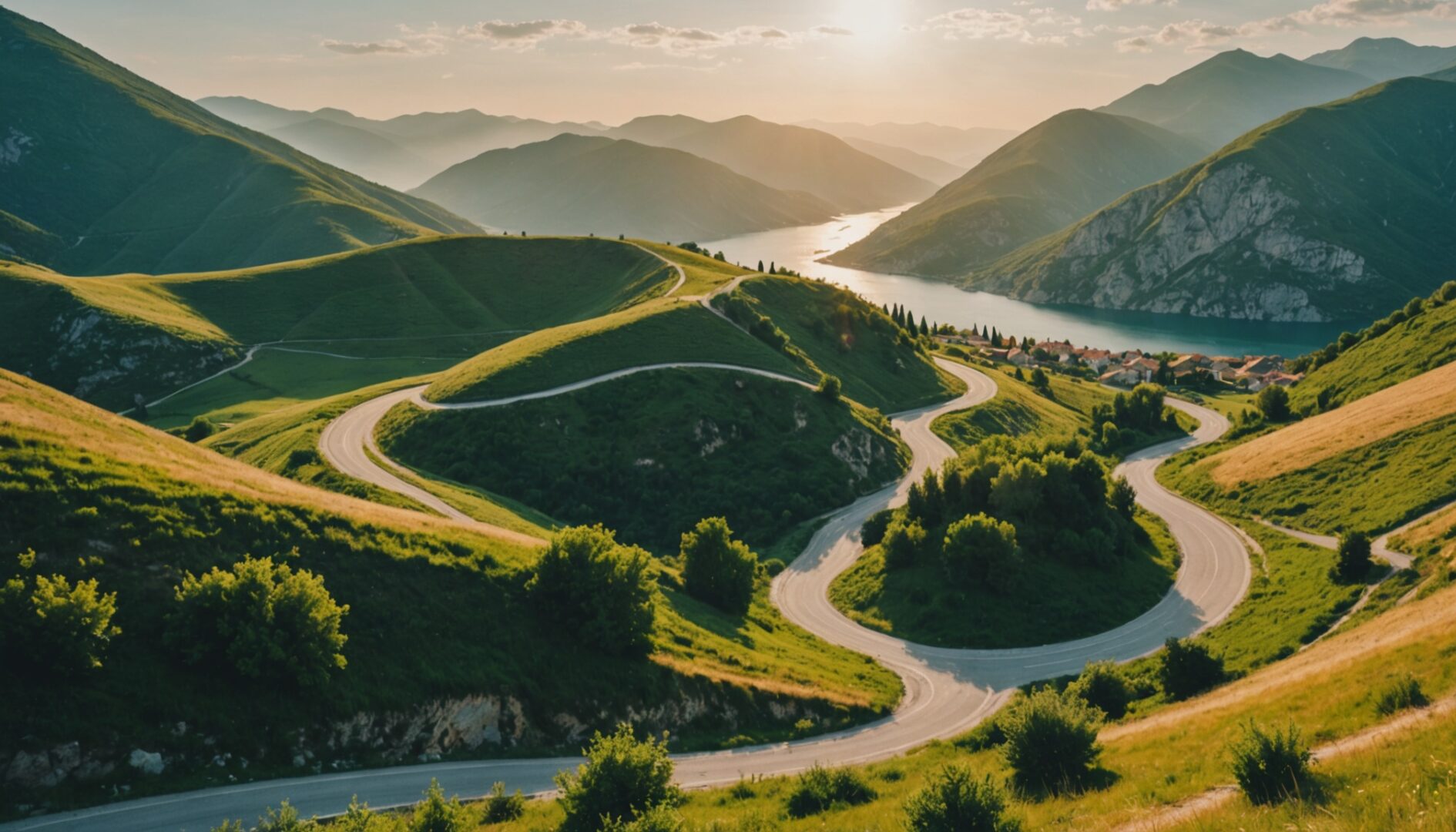 Voyage en voiture à travers les routes européennes   Aventure sur des routes emblématiques en Europe