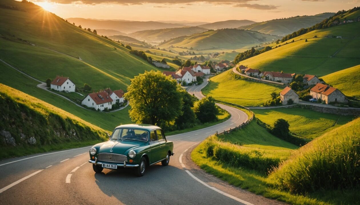 road trip à travers l'Europe sur quatorze jours