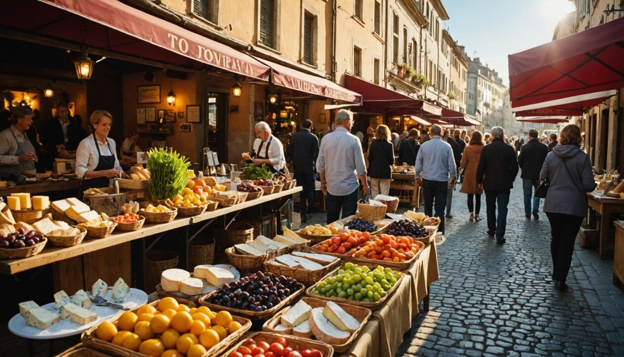 Circuit gastronomique à travers l'Europe en trois jours