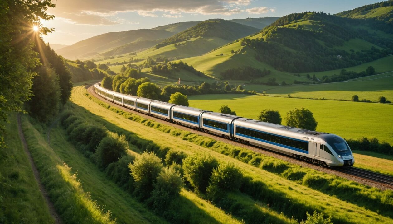 Voyage à travers l'Europe en train et voiture