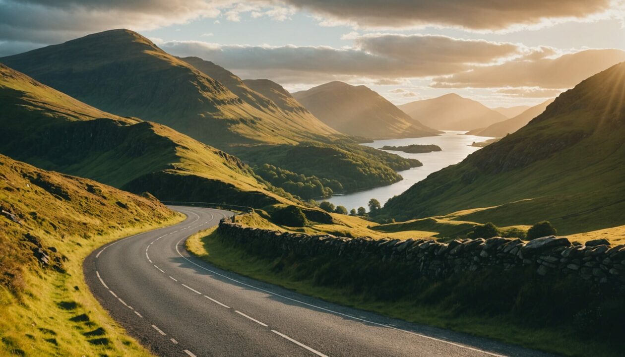 Voyage en voiture à travers les routes européennes