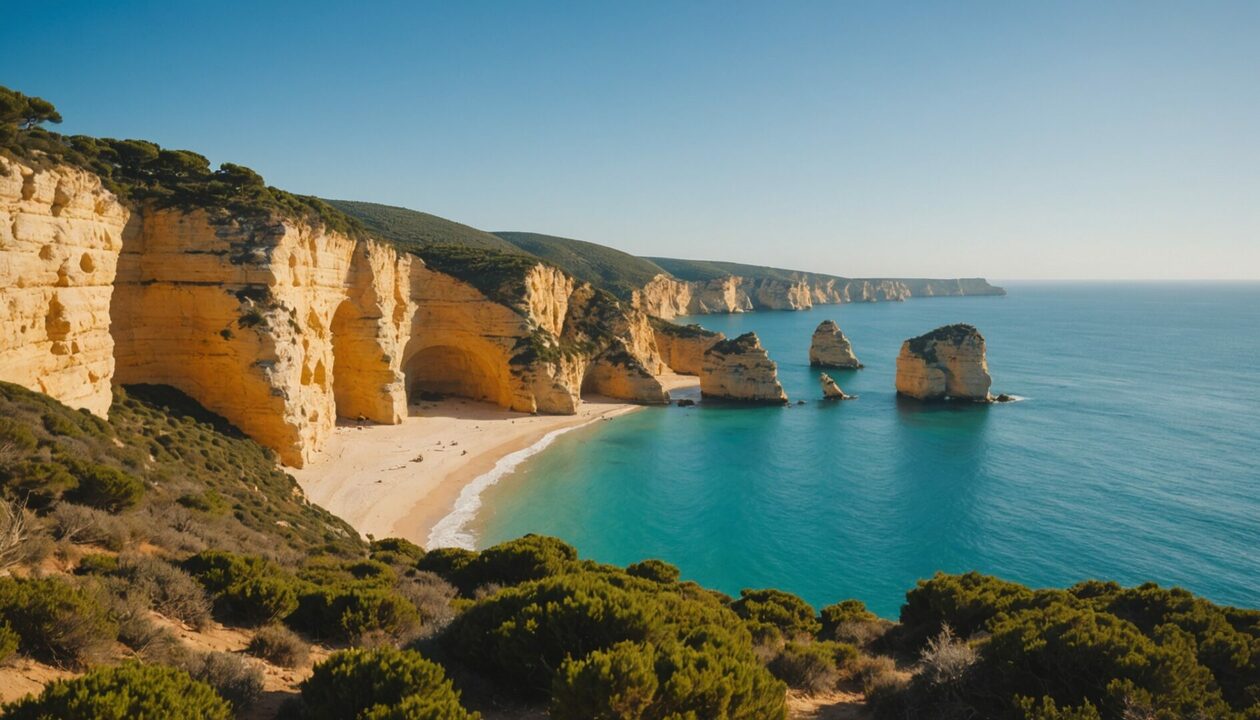 Route enneigée à travers les paysages européens